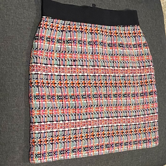Milly Couture multi-colored tweed mini-skirt - Picture 4 of 6
